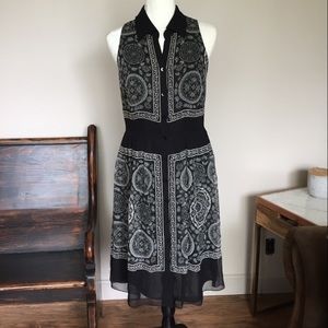 🎉 Suzi Chin Maggy Boutique Paisley Collared Dress